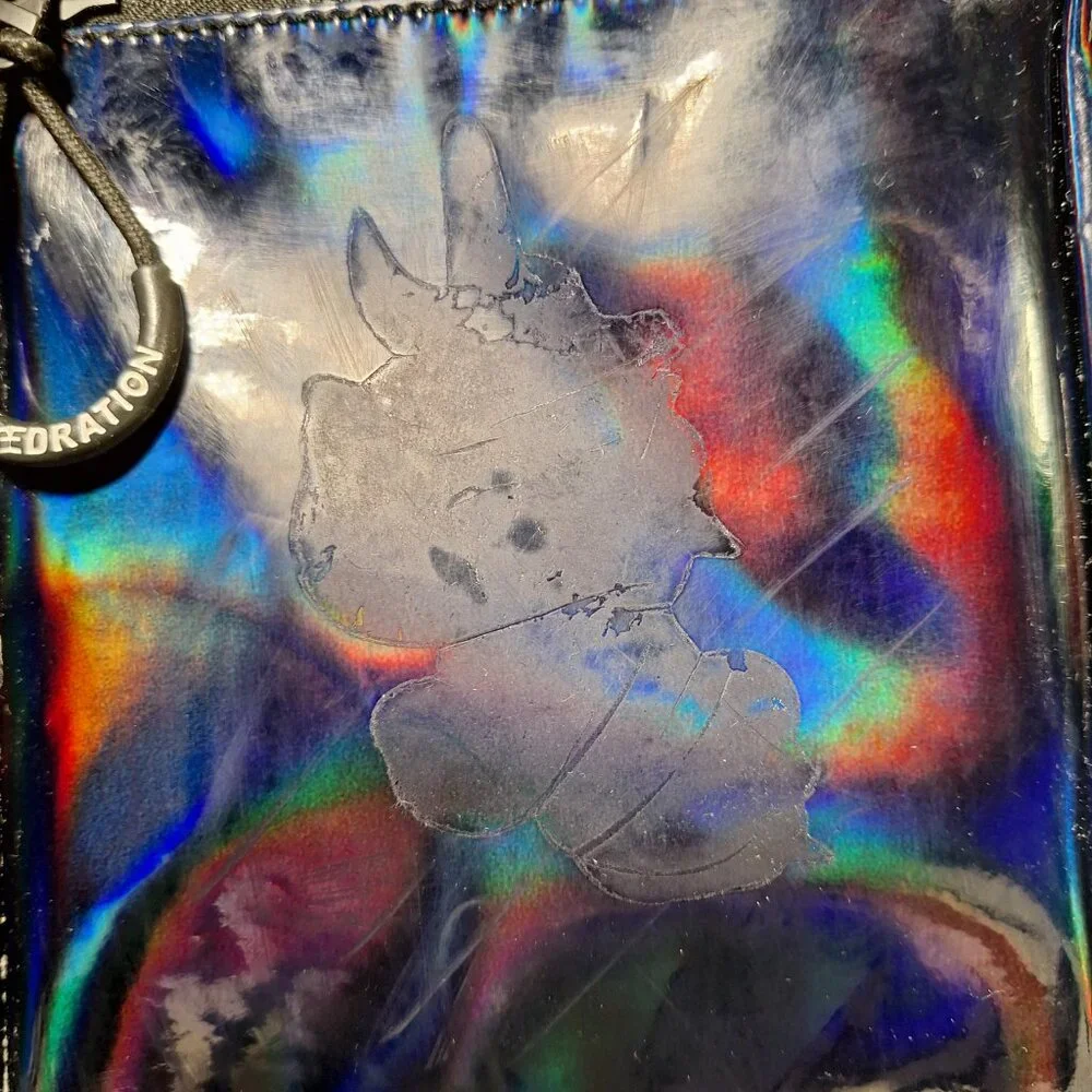 Vibedration Hydration Backpack w/o bladder - Holographic - Black - Used